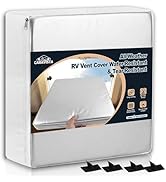 Caravista RV Vent Insulator - 14?x14?x3?Skylight Insulator Cover with Oxford Cloth Reflective Sur...