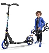 Campior Kick Scooter for Ages 6+, for Kids, Teens, and Adults, Max Load 240 LBS, Foldable, 8-inch...