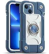 MARKILL Compatible with iPhone 14 Case/iPhone 13 Case 6.1 Inch with Built-in 360°Rotating Ring St...