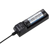 Keeppower S1 1-Bay USB-C Battery Charger for 32650/26800/26700/26650/21700/18650 Li-ion Rechargea...