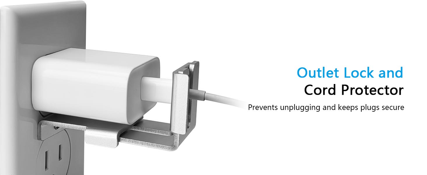 Outlet Lock and Cord Protector