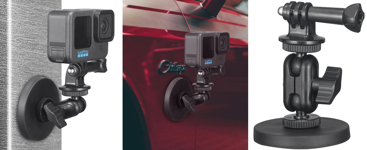 Magnetic Tripod Holder Mount Adapter for MagSafe iPhone Tripod Mount Adapter with 1/4” Screw Hole