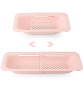 Collapsible Colander Kitchen Extendable Strainer Fruits Vegetables Noodle Pasta Food Drain Basket...