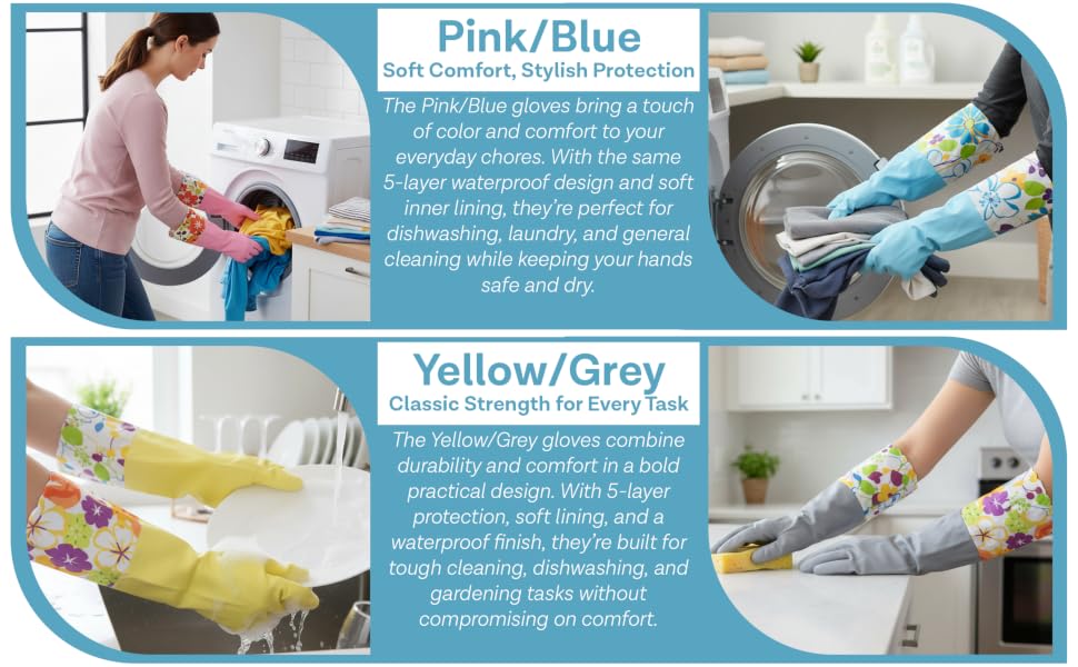 Household Gloves Latex Free Cleaning Gloves
