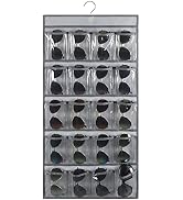 ANIZER Hanging Sunglasses Organizer Wall Mounted Eyeglasses Holder with 20 Clear Slots (GREY)