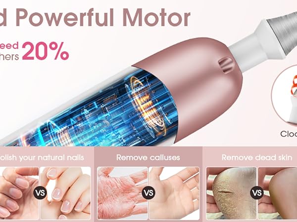 electric manicure pedicure kit