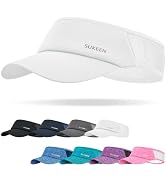 Sukeen Sports Sun Visor Men Women Lightweight Portable Cooling Stretchy Visor Hat for Running, Go...