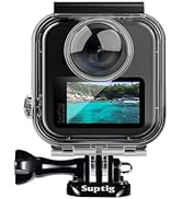 Suptig Waterproof Case, Underwater Housing Compatible for Gopro Max 2, Waterproof 45Meters(147FT)...