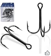 Fishing Treble Hooks High Carbon Steel Sharp Barbed Needle Point Saltwater Puncture Bass Catfish