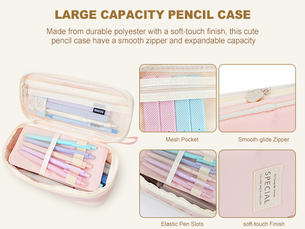 Cute pencil case pouch for student girls