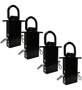 Boxer Heavy Duty Trailer Adjustable Stake Pocket ½” D Ring Tie Down - for Flatbed Trucks and Util...