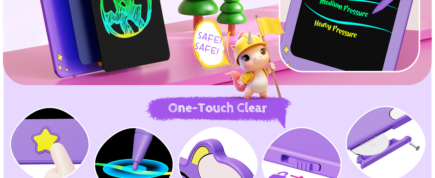 LCD Writing Tablet for kids Doodle Board drawing pad