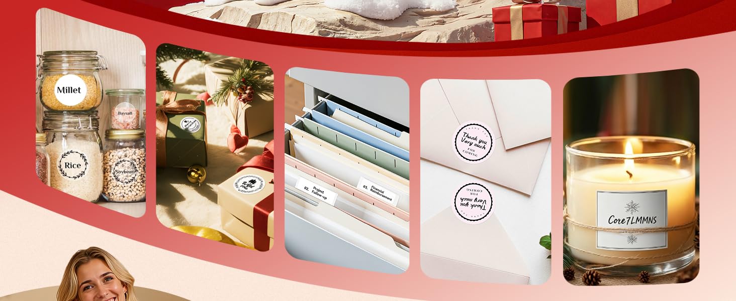 NIIMBOT B21 Christmas Label Maker for Gift