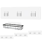 STARICH Shower Caddy Adhesive Replacement Sticker Flat Hook Adhesive Shower Caddy Hooks Flat Hook...