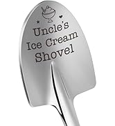Unique Uncle's Ice Cream Shovel Spoon Scoop - Stocking Stuffers for Uncle from Niece or Nephew - ...