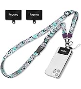 Icycay Phone Lanyard Crossbody, Cell Phone Lanyard for Around The Neck Adjustable Phone Strap, Cu...