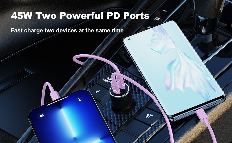 45W Two Powerful PD Ports