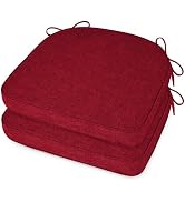 ELFJOY Chair Cushions for Dining Chairs Non-Slip Kitchen Chair Cushions Set of 2 Seat Cushion wit...