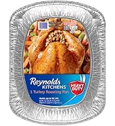 Reynolds Kitchens Heavy Duty Aluminum Pans for Roasting, 16 x 13 Inch, 1 Count