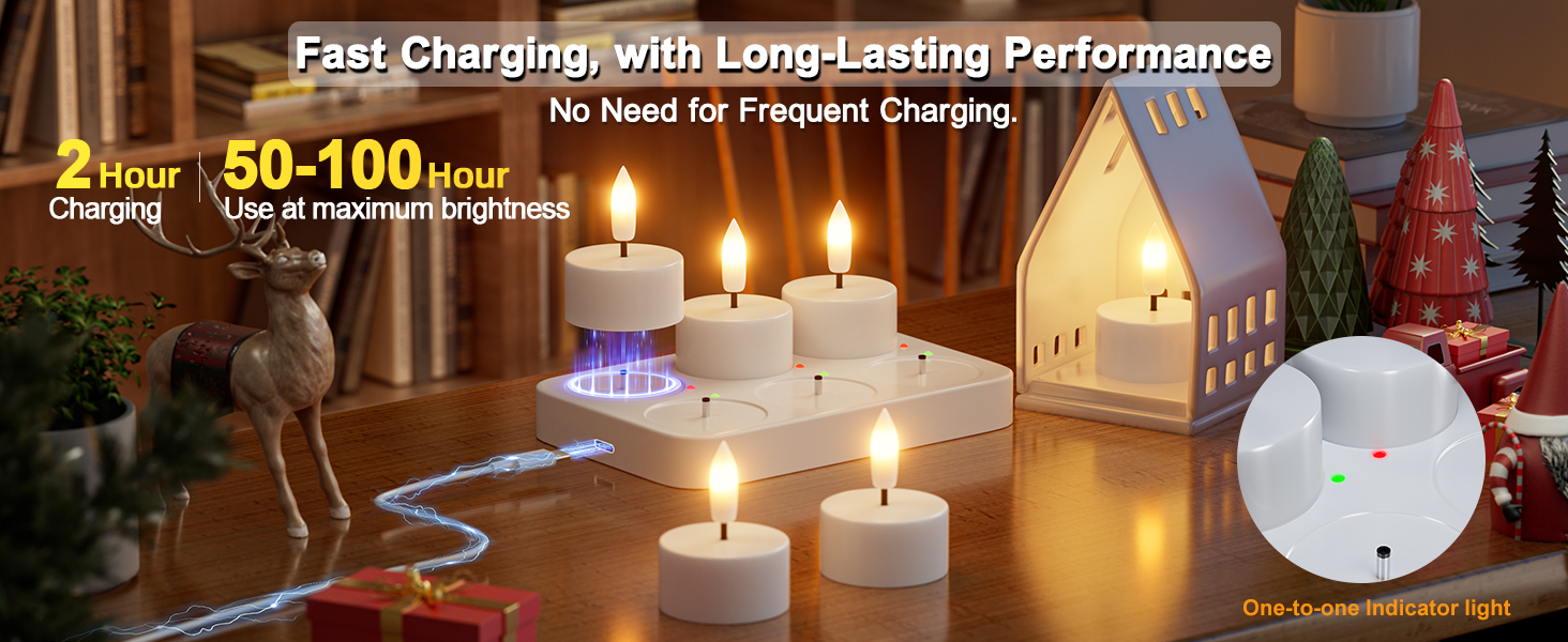 rechargeable tea lights
