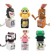 Gtzzot Italian Brainrot Clicker Fidget Keychain with Sound and LED Light - Tralalero Tralala Shar...