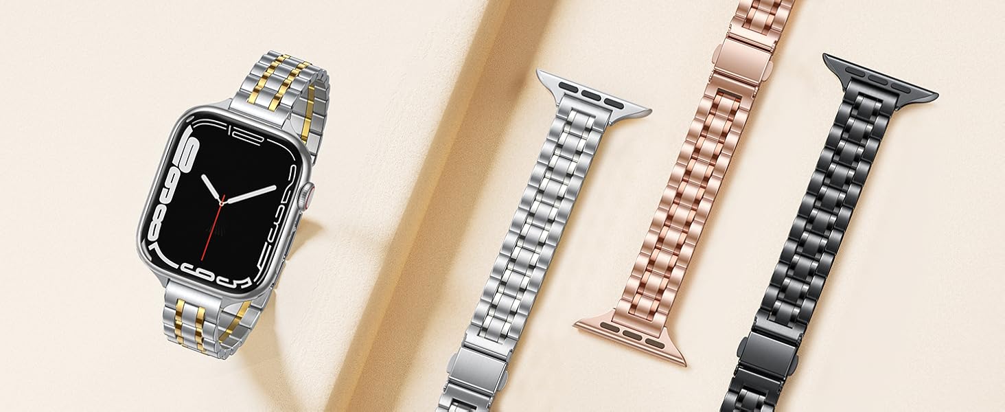 metal apple watch band