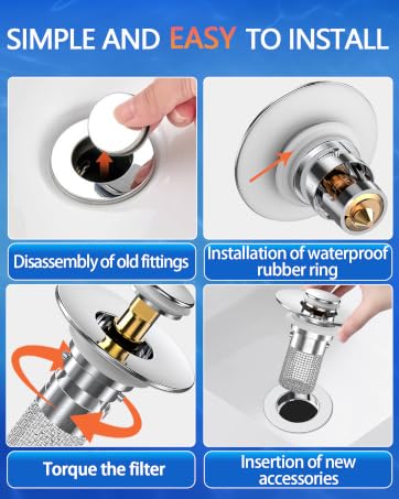 bathroom sink drain strainer