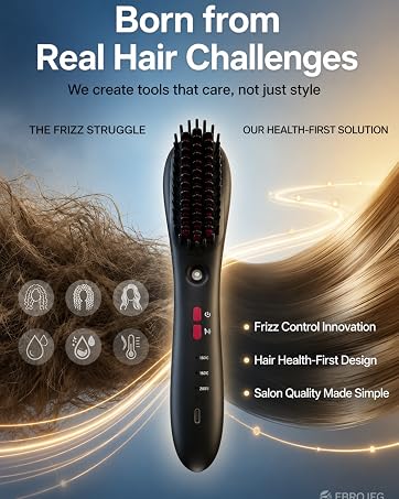 Cordless Steam Mist Straightening Comb