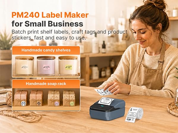 label maker machine with tape label printer thermal printer sticker printer thermal label printer