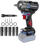 Cordless Impact Wrench 1/2 inch Compatible with DeWalt Battery,High Torque Impact Driver Heavy Du...