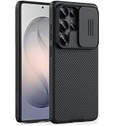Nillkin for Samsung Galaxy S26 Ultra Case with Camera Cover, Built-in Slide Camera Protection, Sl...