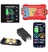 leagend Coulomb Counter Battery Monitor, 0-200A Bidirectional Detection, Comprehensive Data Loggi...