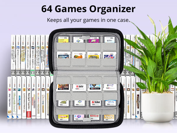 sisma game organizer for nintendo 3ds ds swtich 2 game cards