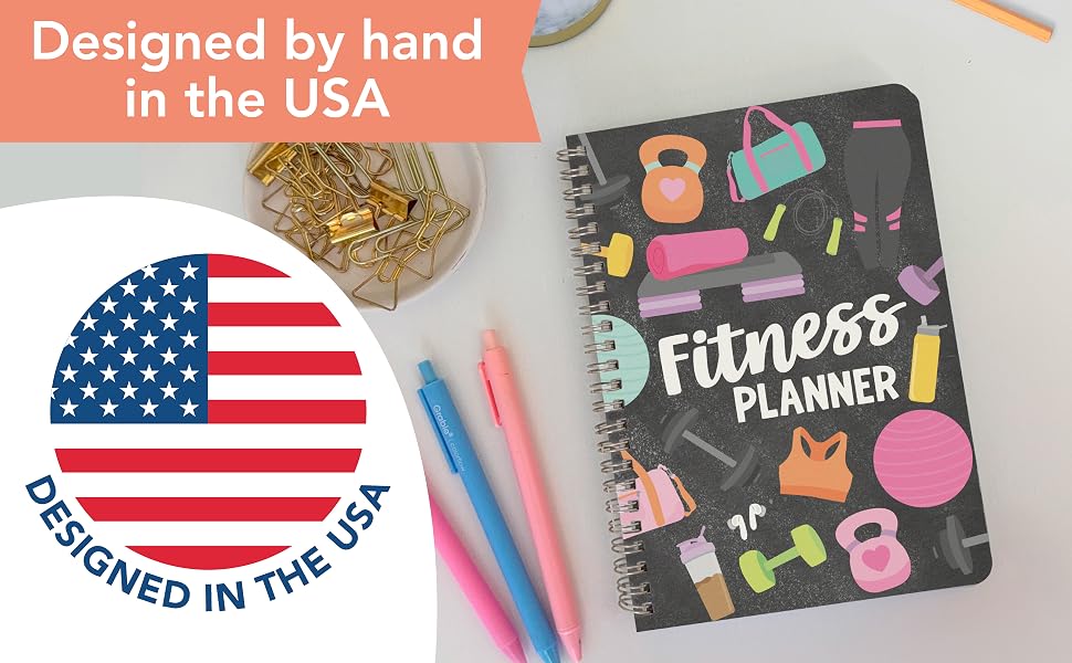 fitness logbook weight lifting tracker journal workout notebook for women