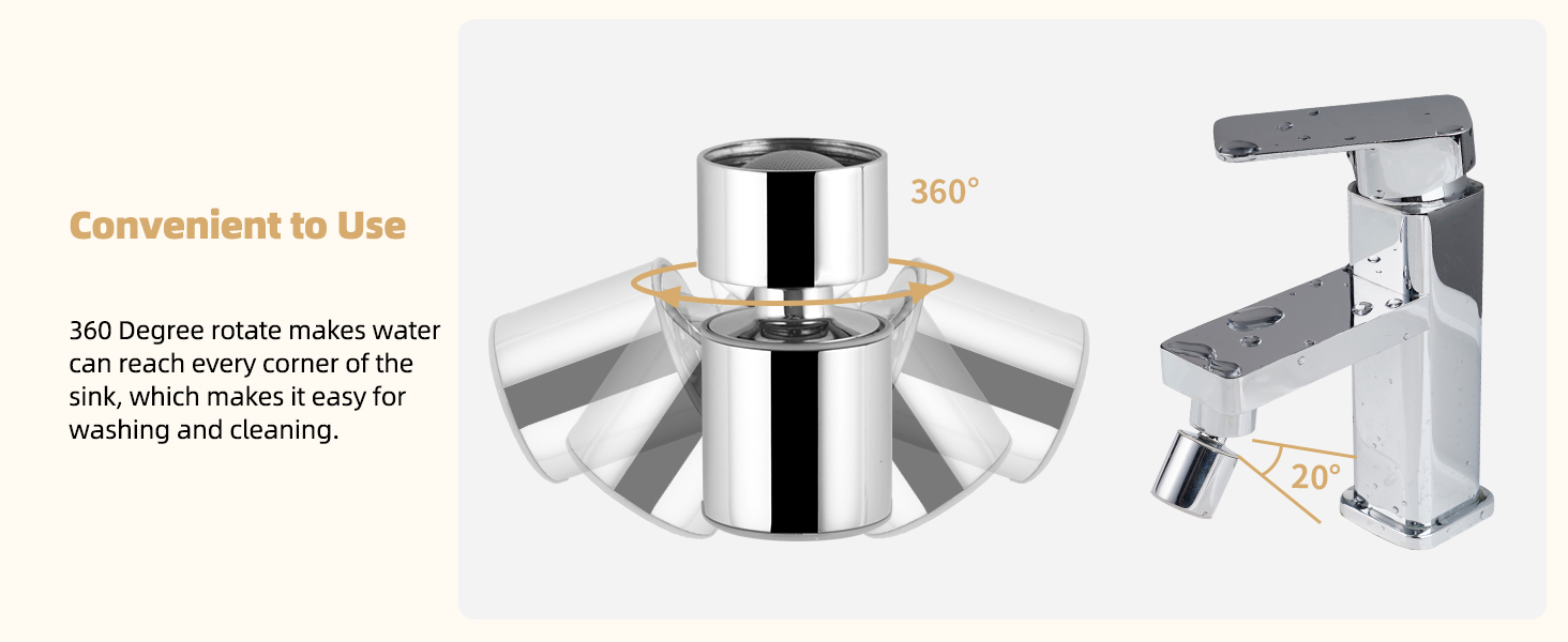 360° Swivel Kitchen Sink Aerator