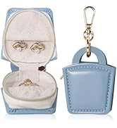 Travel Jewelry Holder, Mini Jewelry Case Portable Gym Sports Earrings Necklace Ring Storage