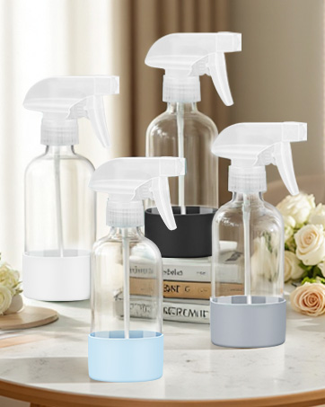 cleaning spray bottles glass