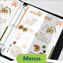 recipe binder with plastic sleeves