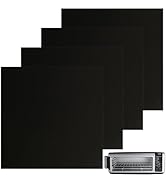 WMKGG 4 PCS Air Fryer Liners for Ninja Flip Up Air Fryer toaster oven,Non-Stick Reusable, Airfrye...