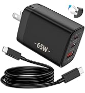 65W USB C Charger 6FT Cable for Super Fast Charging for Samsung S26 Ultra | S25 A17 A16 60W 3-Por...