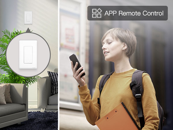 Remote Control -Light Switch Button
