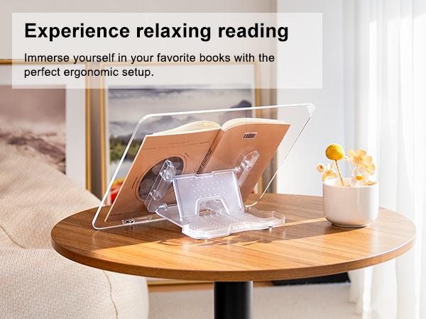 textbook stand holder