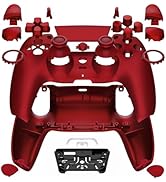 eXtremeRate Luna Redesigned Full Set Shell Buttons Touchpad Cover Compatible with ps5 Controller ...