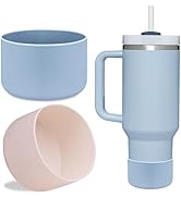 LUCKINEE 2 Pcs Silicone Boot Bottom Protector for Stanley Tumbler 20-40oz,and Compatible with Hyd...