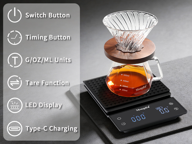 Mongdio Coffee Scale with Timer