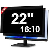 J J-Dream 22 Inch Privacy Screen for Computer Monitor Blue Light Screen Protector Anti Glare Anti...