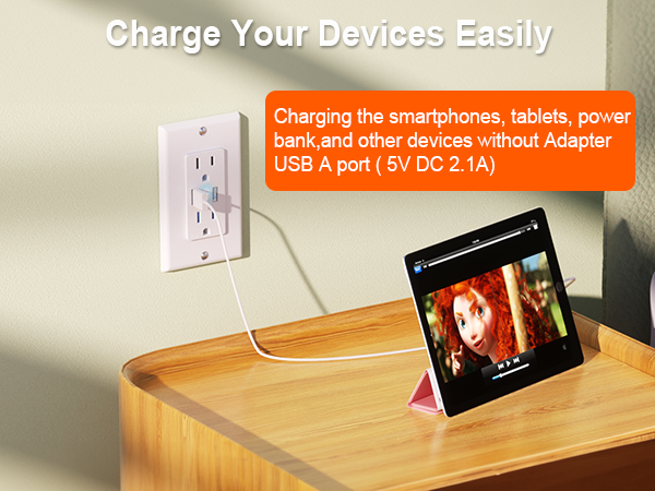 wall outlet with usb ports
