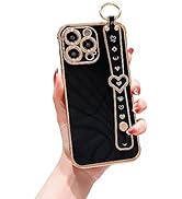 IDweel iPhone 14 Pro Max Case,iPhone 14 Pro Max Case with Adjustable Wristband Strap Kickstand Lo...