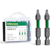 SQ2 Square Impact Drive Bits, 2 Inch High Torque Impact Rated,Heavy Duty Square Drill Bit,Magneti...