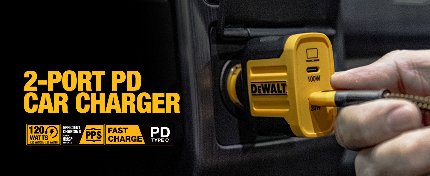 car charger, Fast Charge, 2-port